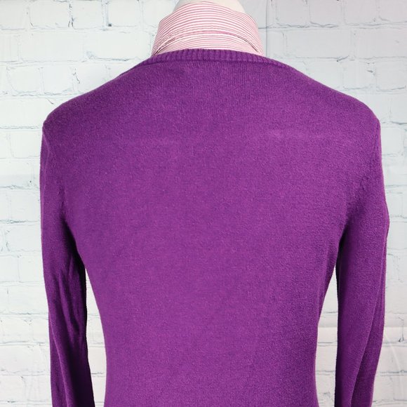 New York & Company Button Down Shirt with Sweater - Being Sold as a Set, Size M - Picture 2 of 7